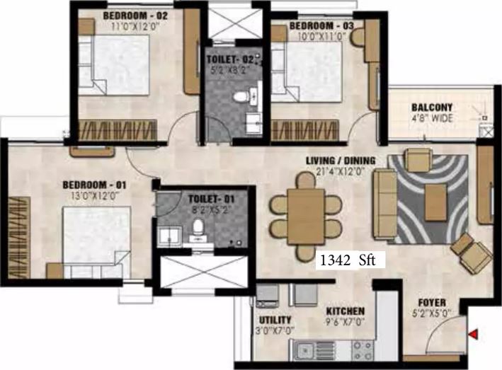 Prestige Elysian, Bannerghatta Road, Bengaluru Price List